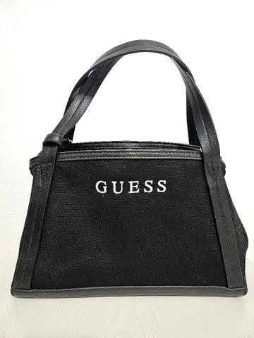 GUESS 블랙 핸드백 토트 게스