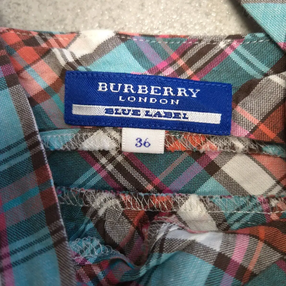 ✨mint✨ BURBERRY BLUE LABEL 36 onepiece BURBERRY | 버버리 Burberry Blue Label Check Onepiece 36