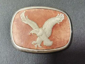 이글 가죽 벨트 버클 빈티지 1980년대