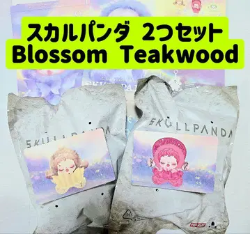 스컬 팬더 2개 세트 팝 마트 Blossom Teakwood