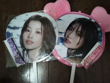 TWICE 사나 허벅지 부채 DIVE 넥 스트랩