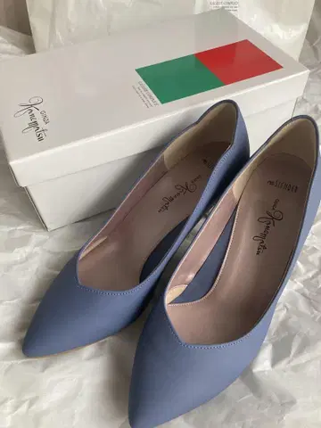 긴자 카네마츠 펌프스 23.5cm 마블 무늬 힐