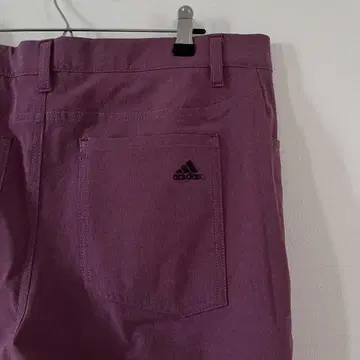 아디다스 퍼플 슬림 핏 팬츠