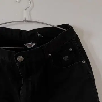 할리 데이비슨 블랙 숏 팬츠