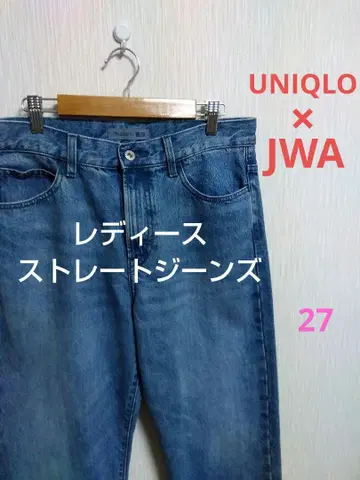 유니클로 JW 앤더슨 스트레이트 청바지 27 65 블루 2025년 모델