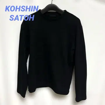 KOHSHIN SATOH/코신 사토 울 모헤어 혼방 긴팔 니트