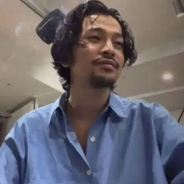 츠네타 다이키 오라리 워시드 핀스 빅 셔츠