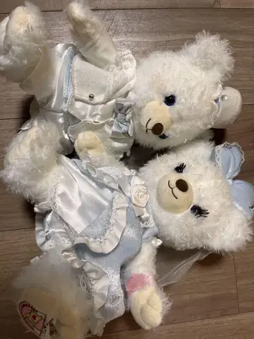 유니 베어 시티 웨딩 봉제 인형