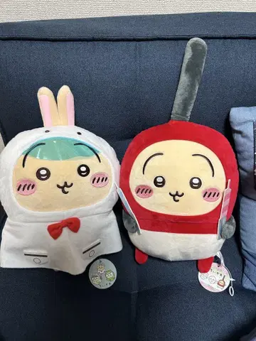 치이카와 토끼 BIG 봉제 인형 2종 생일 비오는 날