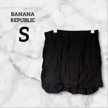 BANANA REPUBLIC [S] 블랙 미니 스커트 바나나 리퍼블릭