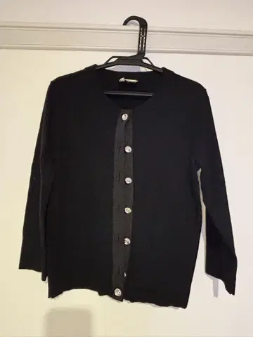 kate spade 블랙 버튼 가디건 XS