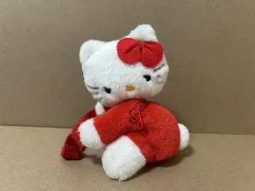 산리오 레트로 헬로키티 키티 봉제 인형 암 파우치