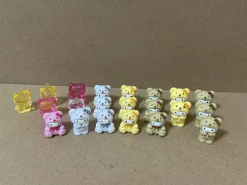 산리오 헬로키티 테디베어 인형옷 곰 아크릴 아이스 피규어