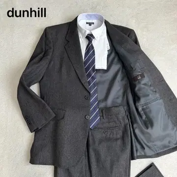 고급 던힐 dunhill 오더 수트 캐시미어 울 그레이 L 상당