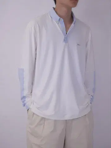 2013s Nike 소매 절개 긴팔 피케 셔츠