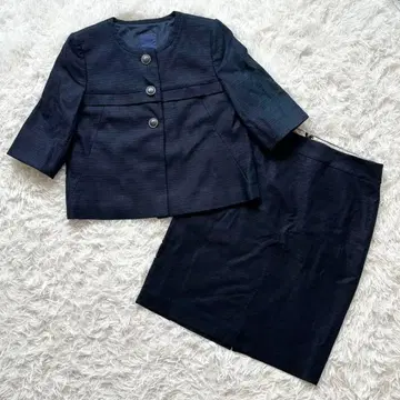 J.CREW 헴프 노카라 자켓 셋업 네이비 성인