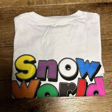 SnowMan 1st 스타디움 투어 SnowWorld 티셔츠 로고 ver