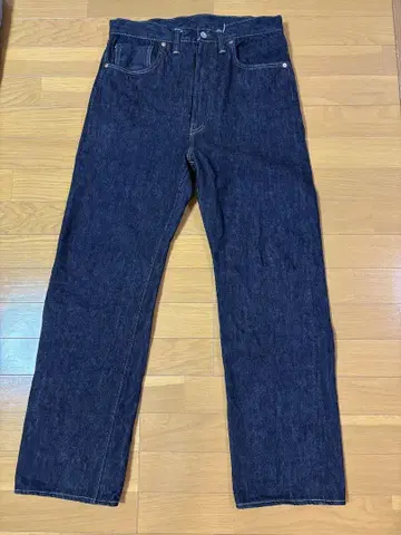 TCB 청바지 S40's 청바지 14oz W34 빨간색 탭