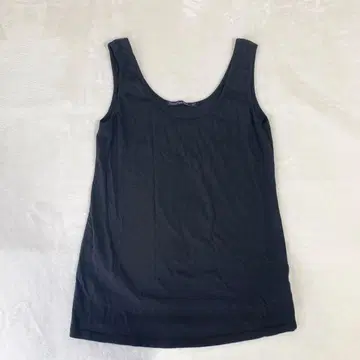 트랜짓 퍼사치 상의 티셔츠 슬리브리스 블랙 검정
