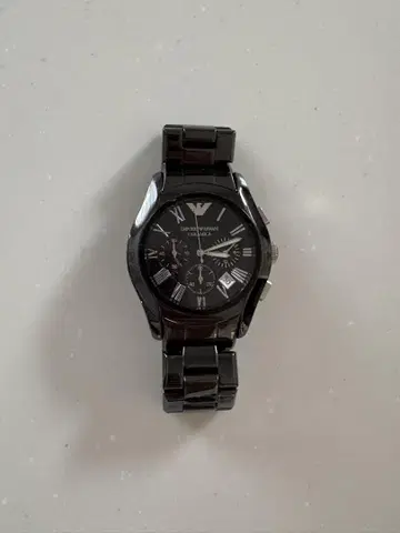 Emporio Armani AR1400 블랙 손목시계