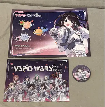 VSPO WARS CAFE 엽서와 클리어 파일 세트