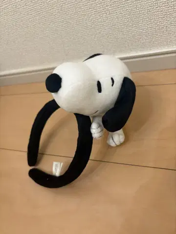 스누피 머리띠 봉제 인형
