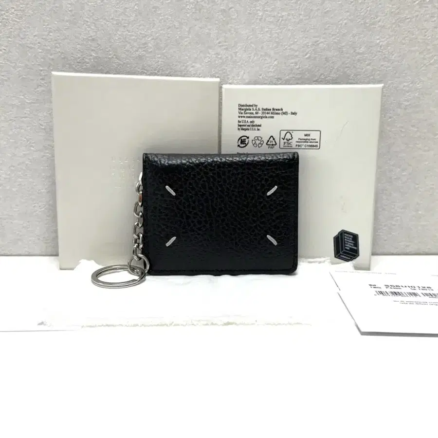 Le masque Mono Western Slim Keyring Card Wallet Khaki New on