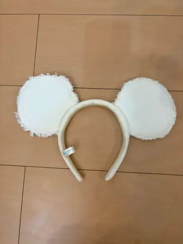 미키 귀 머리띠 화이트