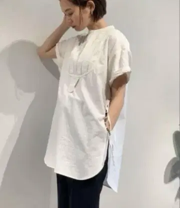 TODAYFUL 투데이풀 하프 슬리브 드레스 셔츠 FREE