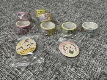 치이카와 (먼작귀) 쿠라스시 마스킹 테이프 캔뱃지 세트
