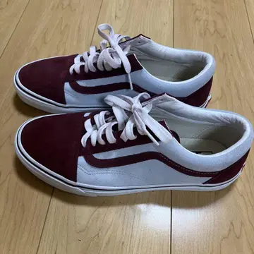Vans 스니커즈 크림슨 컬러 28cm