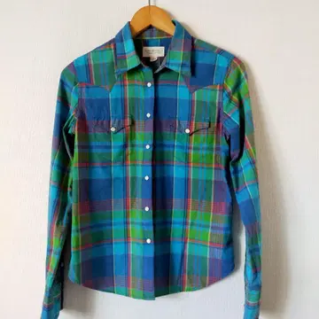 DENIM & SUPPLY 체크 무늬 긴팔 셔츠