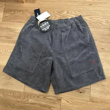 오션 퍼시픽 코듀로이 차콜 숏 팬츠 L