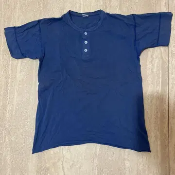 healthknit USA 헨리넥 T 가먼트 다이 빈티지