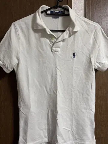 Ralph Lauren 화이트 피케 셔츠