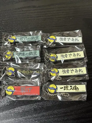 하이큐 러버 스트랩