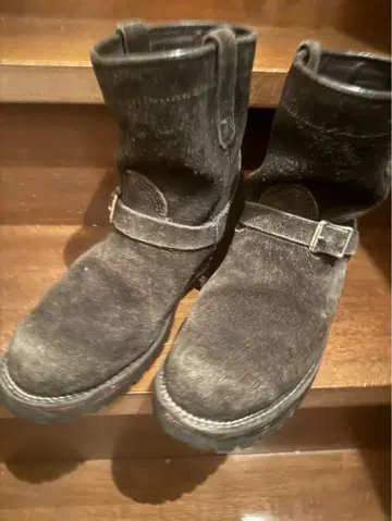 VIBERG 바이버그 부츠 엔지니어 9 27cm 블랙 스웨이드