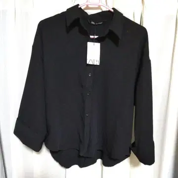 ZARA 자라 7부 기장 블라우스 택 포함 미사용 새상품