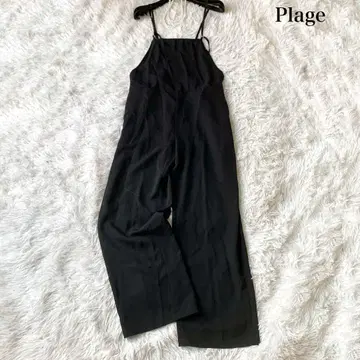 Plage 트리아세테이트 올인원 살로펫 38 사이즈 와이드 팬츠