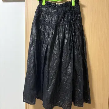 MOUSSY SHIRRING 롱 스커트