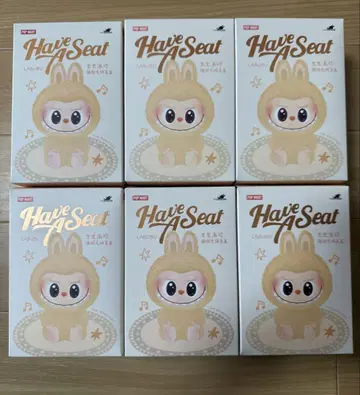 Have A Seat 토끼 피규어 6개 세트