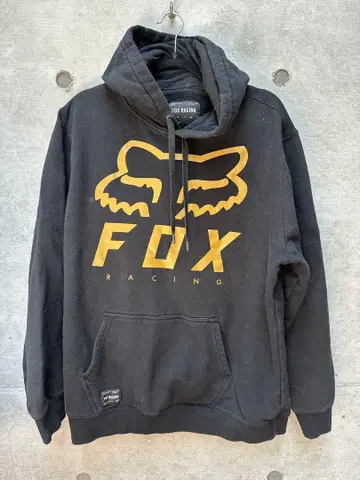 FOX RACING 블랙 후드티 XL