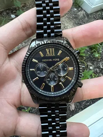 Michael Kors 크로노그래프 시계 메탈 벨트