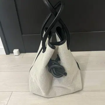 캔버스 가죽 토트백 VASIC풍