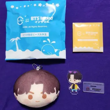 스시로 인 더 솜 정국 아크릴 스탠드 오테다마 봉제 인형