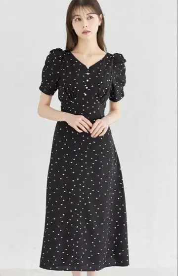 toccocloset 하트 도트 원피스