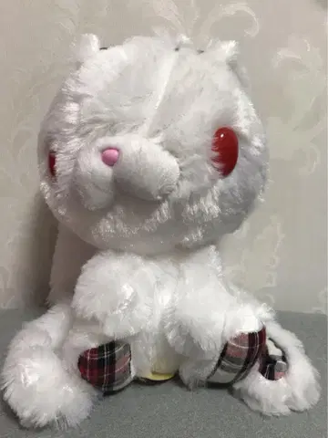다용도 토끼 봉제 인형 야와하다 전개 (타탄) [화이트]