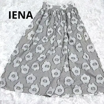 이에나 플라워 자카드 스커트