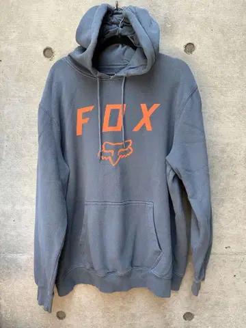 FOX 그레이 XL 후드티