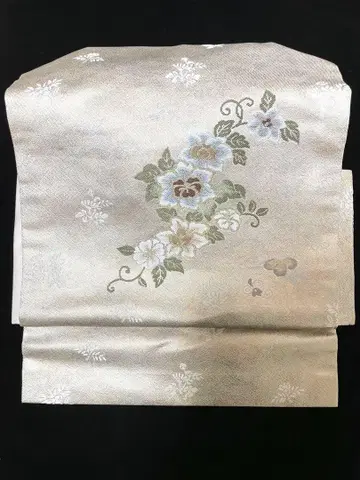 순수 실크, 덩굴 무늬 나고야 오비